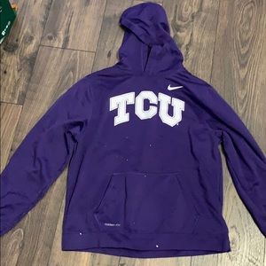 nike, tcu sweatshirt